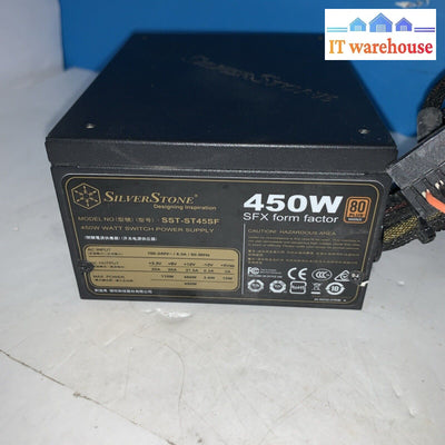 Silverstone St45Sf 80 Plus Gold 450W Sfx Power Supply