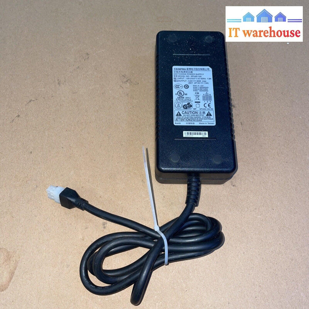 Sinpro Spu65-102 Ac Adapter 5-6V 13A 65W Power Adapter 6-Pin