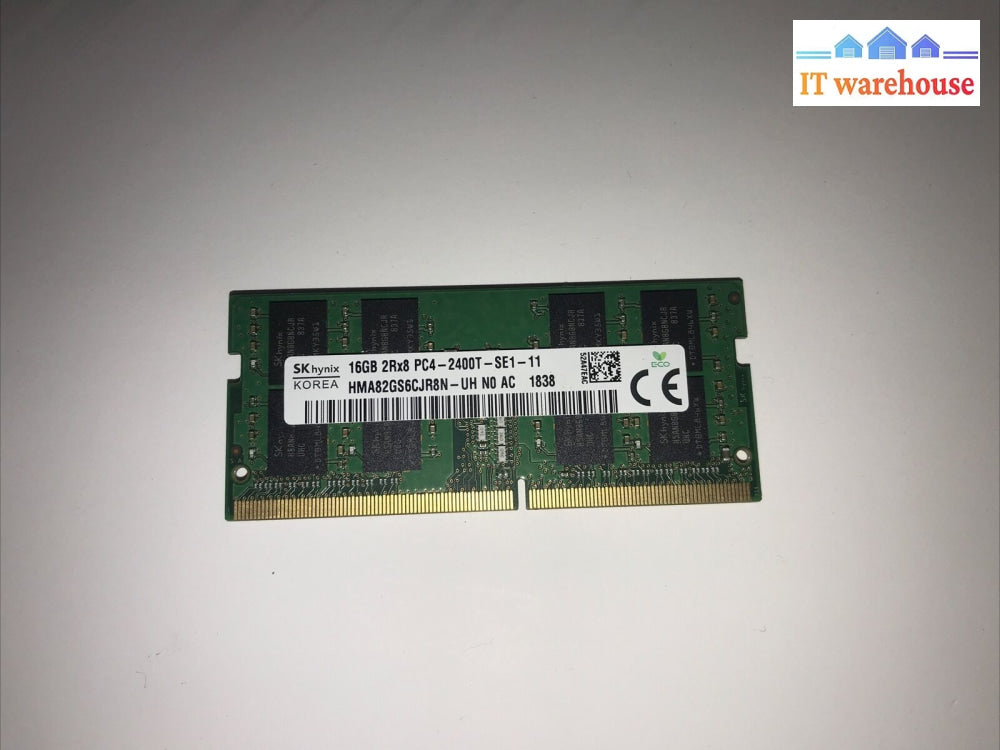 Sk Hynix Hma82Gs6Afr8N-Uh 16Gb Pc4-19200 Ddr4 2400Mhz So-Dimm Laptop Ram