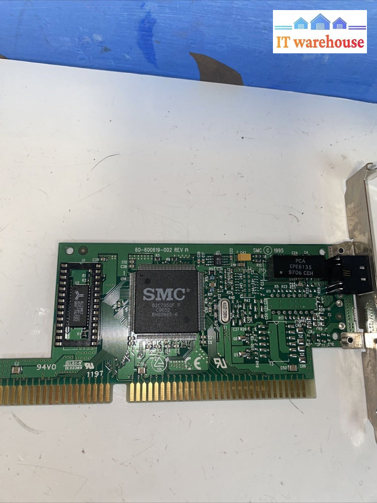 Smc 60-600619-002 Ethernet Network Card 16-Bit Board