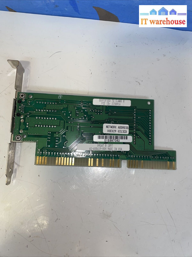 Smc 60-600619-002 Ethernet Network Card 16-Bit Board