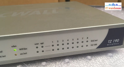 + Sonicwall Tz 190 Wireless Apl18-046 Vpn Firewall With Ac