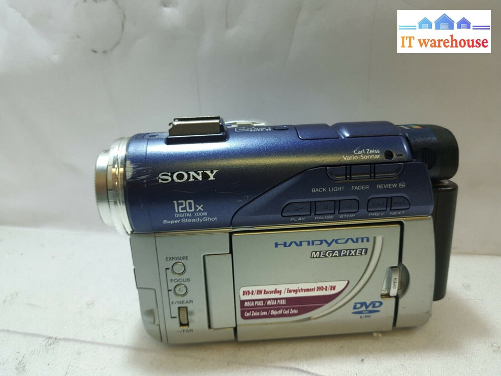 - Sony Dcr-Dvd200 Digital Video Camera Camcorder 120X Zoom (Untested As Is)