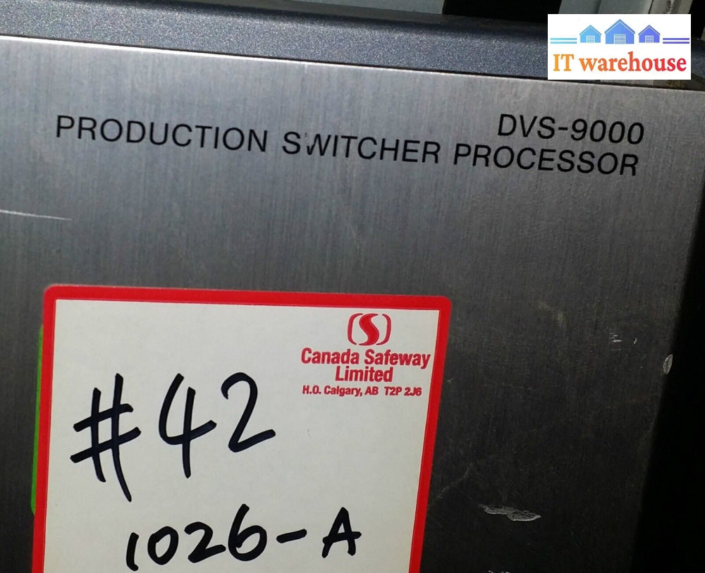 Sony Dvs-9000 Switcher Frame Only