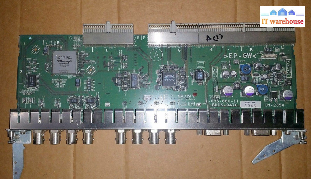 Sony Dvs-9000 Switcher Module - Bkds-9470 Cn-2354 1-685-680-11 (A1)