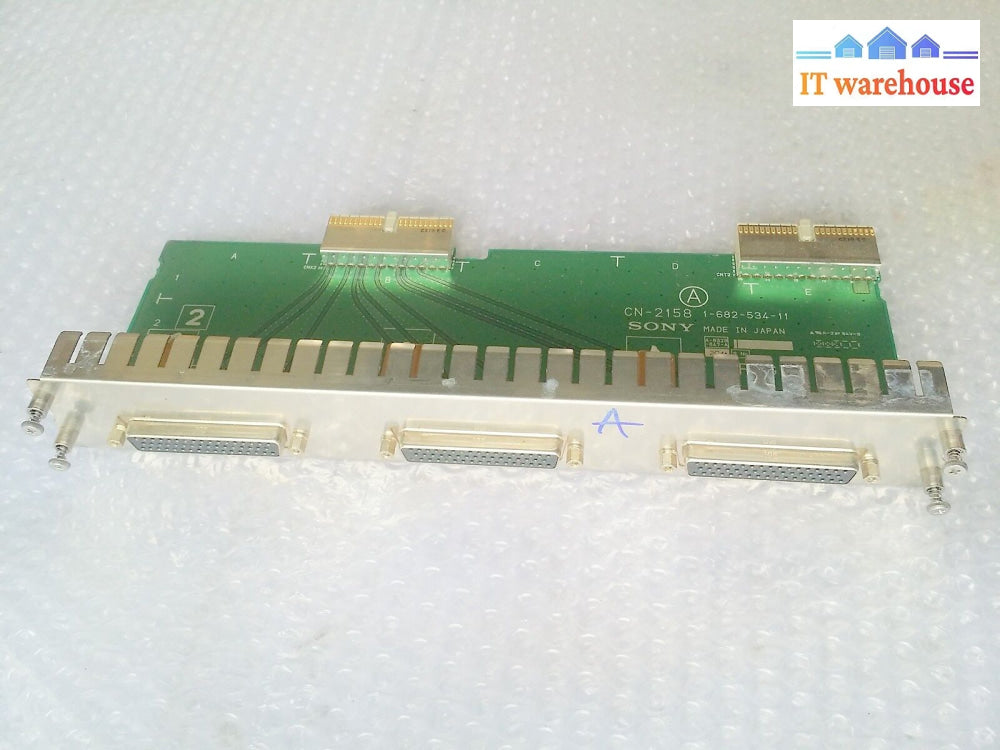 Sony Mks-8010 System Control Unit Board Cn-2158 1-682-534-11