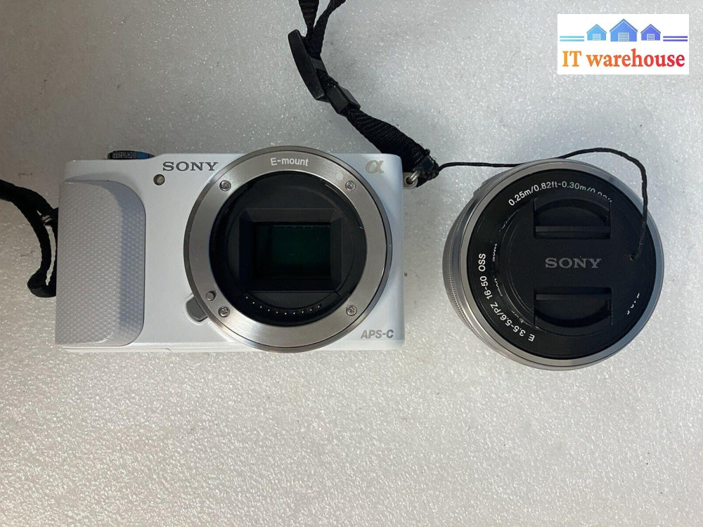 Sony Nex-3N 16.1Mp Mirrorless Camera Aps-C With Selp1650 16-50Mm Oss Lens ~