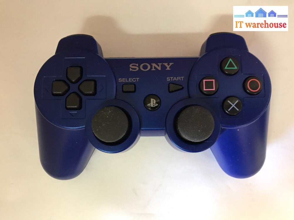 ~ Sony Ps3 Playstation 3 Cechzc2U Blue Wireless Controller 2Pcs.