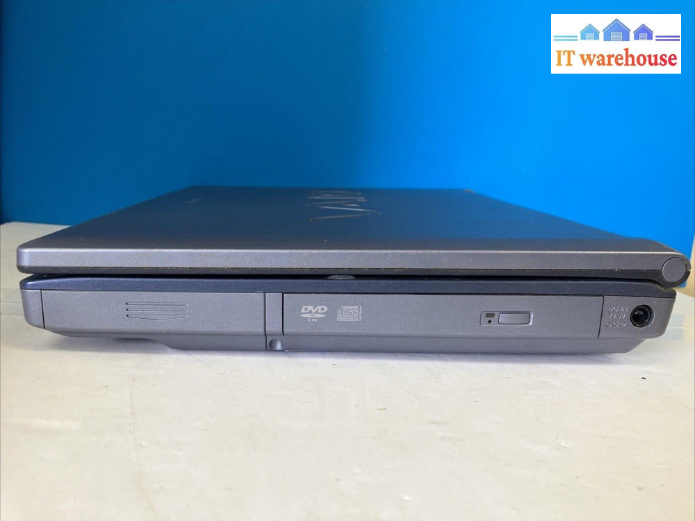 Sony Rd01-D480 15’ Laptop Intel Pentium 4 Cpu / 512Mb Ram 100Gb Hdd (Read) ~