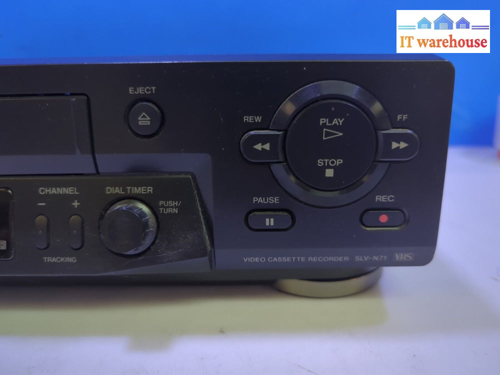 Sony SLV-N71 VHS VCR Hi-Fi deals Stereo 4 Head VHS Player Tested Works Great No Remote