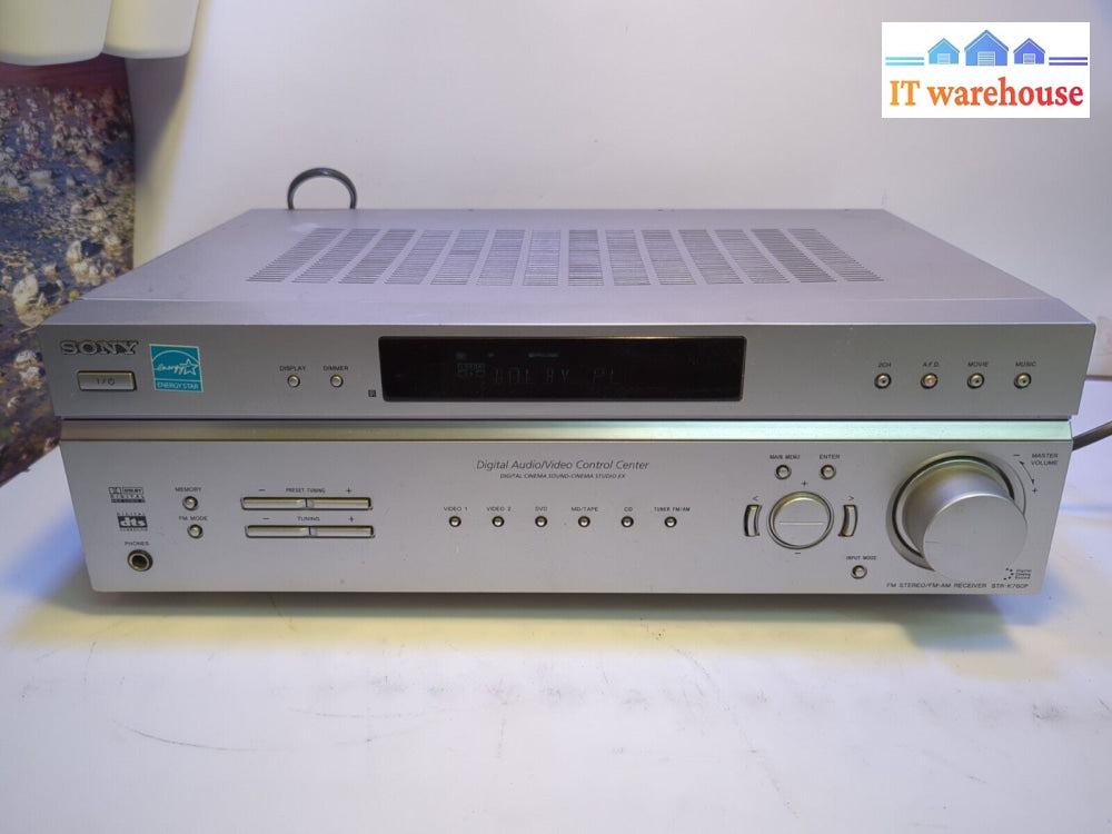 - Sony Str-K760P A/V Stereo Receiver/Tuner/Amplifier 5.1 Ch Home Theater