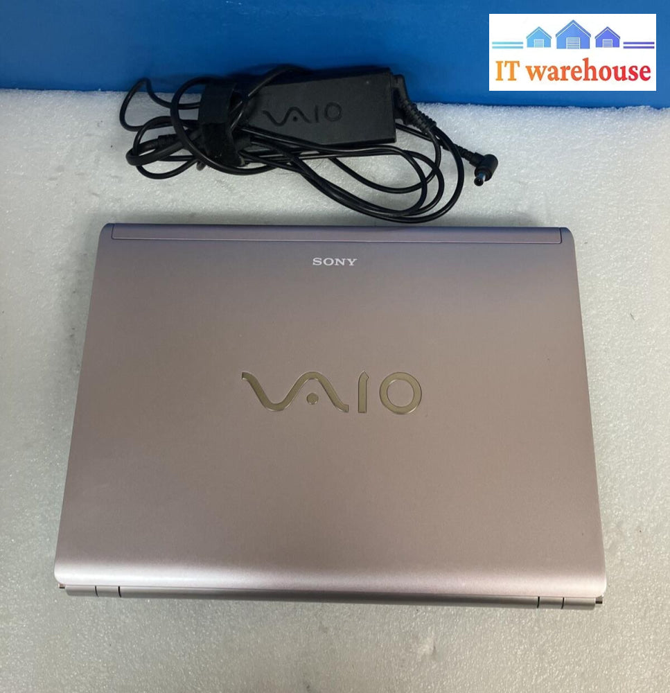 Sony Vaio Pcg-5P9P 13’ Laptop Intel C2D Cpu 2Gb Ram 250Gb Hdd Xp (Bad Batt) ~