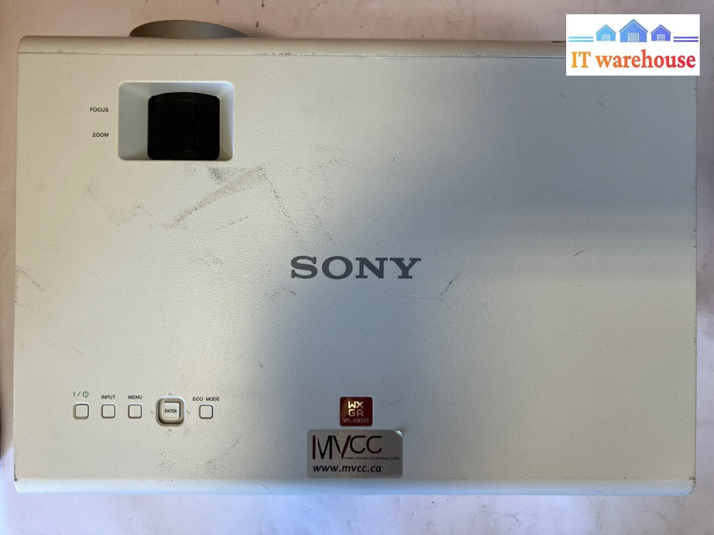 ~ Sony Vpl-Ew295 Wxga Conference Room Projector / Not Working For Parts.