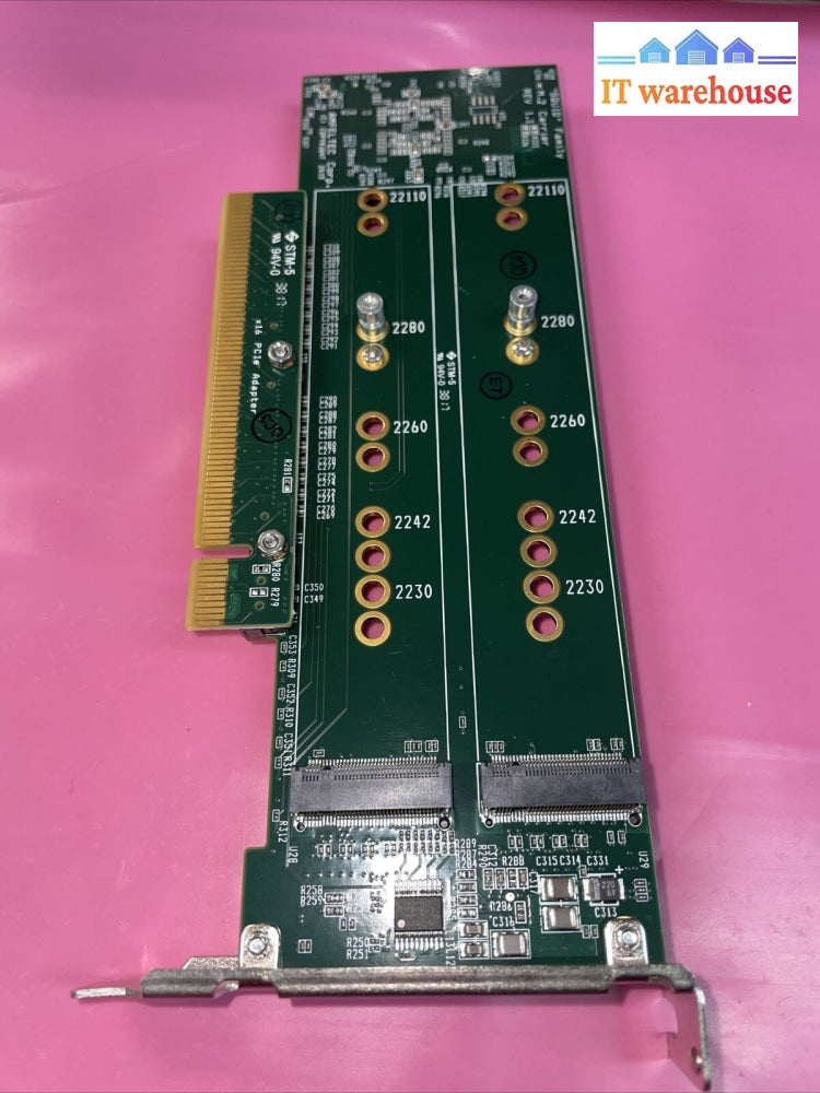 Squid Pci Express Gen 2 Carrier Board For 4 Pcie M.2 Ssd Modules