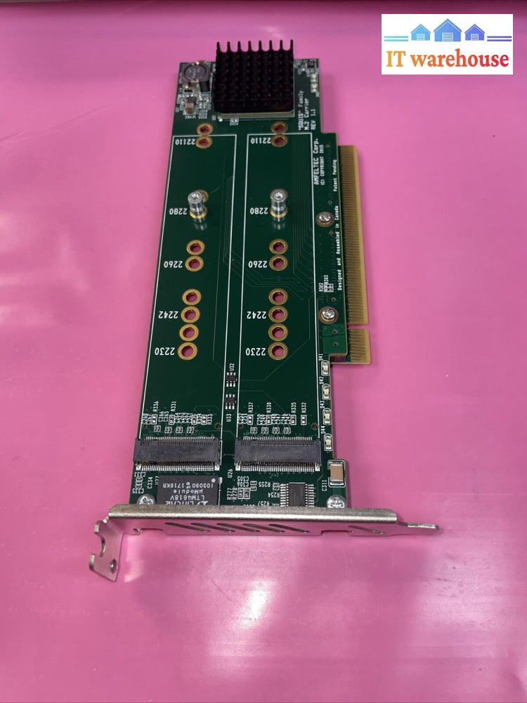 Squid Pci Express Gen 2 Carrier Board For 4 Pcie M.2 Ssd Modules