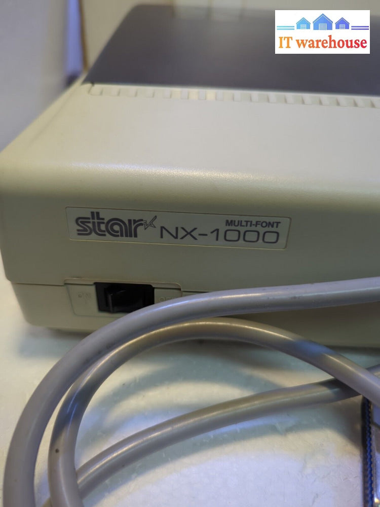 - Star Micronics Nx-1000 Multi-Font Dot Parallel Printer With Manual + Box Tested