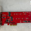 ~ Startech Pex2M2 Pci-E Dual M.2 Sata Ssd Controller F122-00A