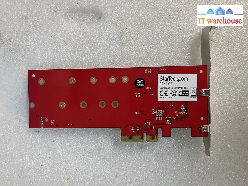 ~ Startech Pex2M2 Pci-E Dual M.2 Sata Ssd Controller F122-00A