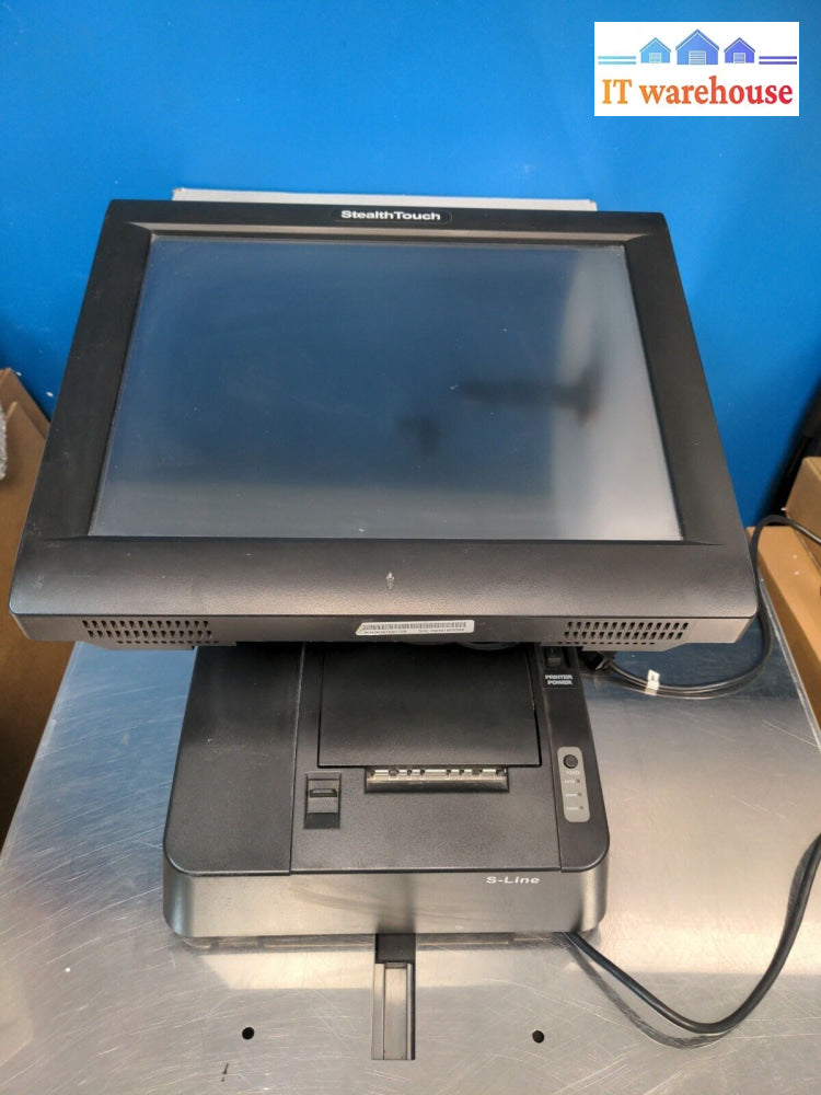 - Stealthtouch M5 15’ Touchscreen Pos All-In-One W/Printer (N270 Cpu/2G Ram)