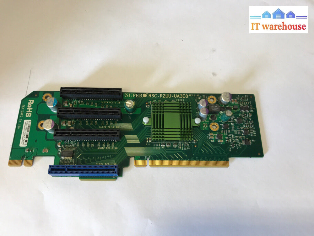 Supermicro 2U Riser Card Pci-E X8 Rsc-R2Uu-Ua3E8 + Rev 1.00