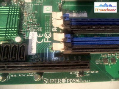 - Supermicro Pdsmu 1U Superserver Sata Lga775 Motherboard @@@