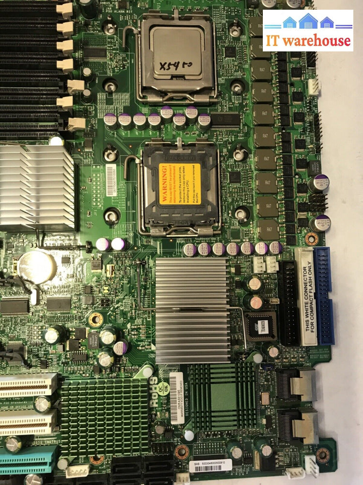 Supermicro X7Da3 Rev 1.00 Intel 771 Motherboard With X5450 Cpu