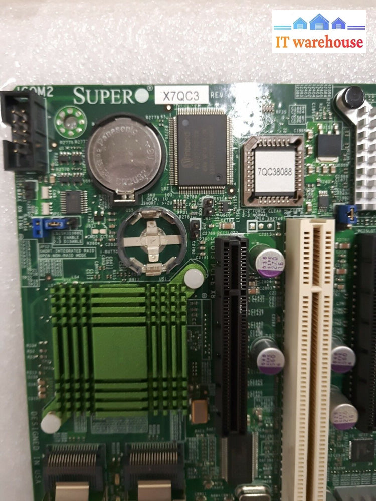 - Supermicro X7Qc3 Intel 7300 Xeon Socket-604 Sas/Sata2 Motherboard W /2X Cpu