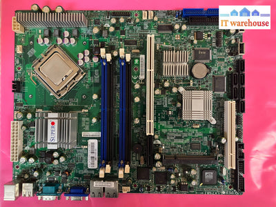 ~ Supermicro X7Sbj Server Motherboard Lga775 + Intel Core 2 Duo E4300 Sla99 Cpu