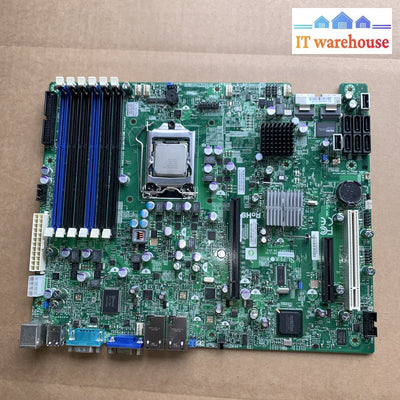 Supermicro X8Si6-F-Ni015 Lga1156 6X Ddr3 Atx Mainboard W/ Cpu