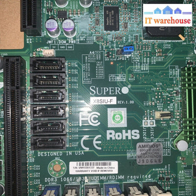 Supermicro X8Siu-F Server Motherboard Lga1156 Ddr3
