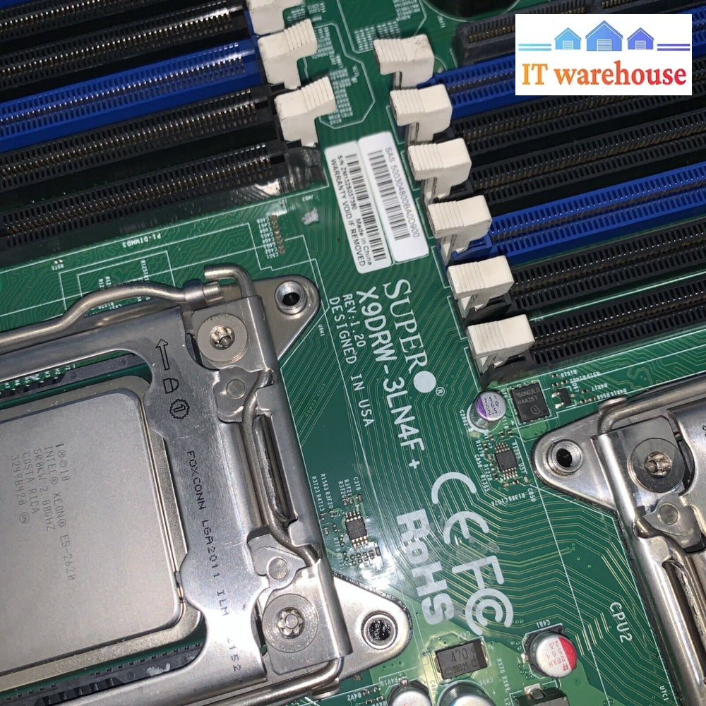 Supermicro X9Drw-3Ln4F Dual Socket 2011 With Dual Cpus