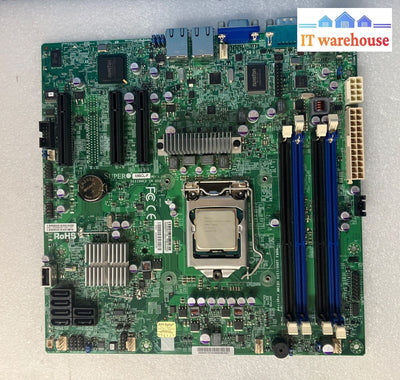 Supermicro X9Scl-F Server Lga 1155 Ddr3 Udimm Motherboard With Xeon E3-1230V2 ~