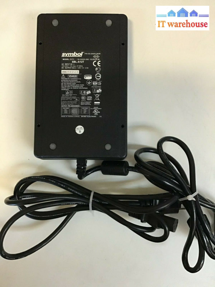 Symbol Ac Adapter P/N 50-2400-060R Sbl-A12T 50-2400-060 120Watt