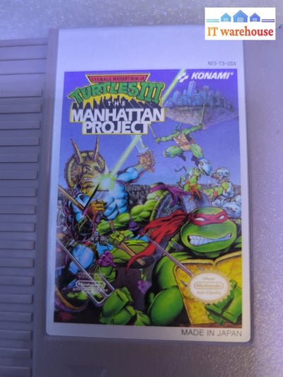 Teenage Mutant Ninja Turtles 3 The Manhattan Project Nes-T3-Usa (Nintendo Nes) -