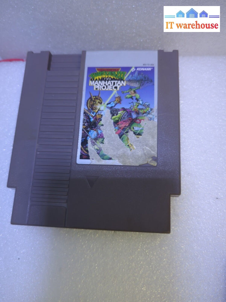 Teenage Mutant Turtles 3 The Manhattan Project Game Nes-T3-Usa Nintendo Nes -