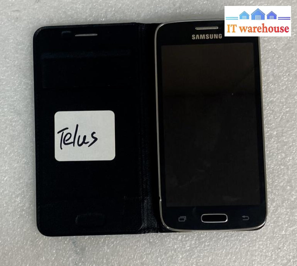 Telus Sm-G386W 4.5’ Smart Phone 16Gb Storage / Black For Carrier ~