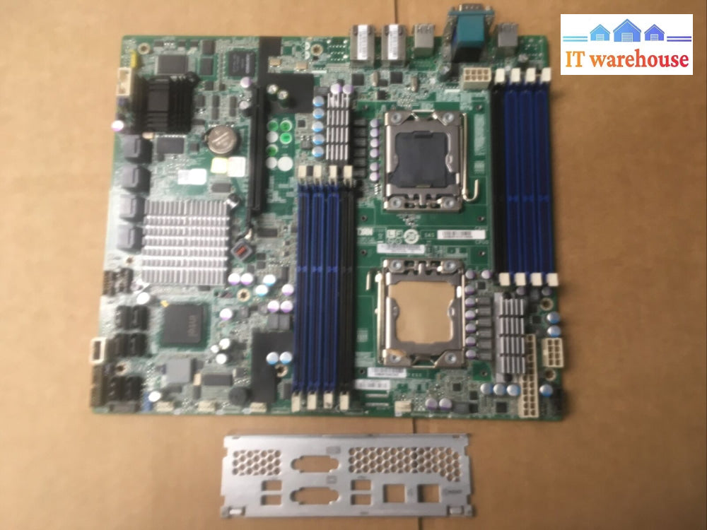 + Tested Genuine Lenovo R520G7 Server Sas Motherboard Tyan S7007 W/Plate