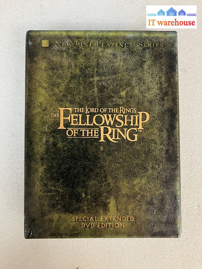 ~ The Lord Of The Rings Fellowship Ring Special Extended Dvd Edition