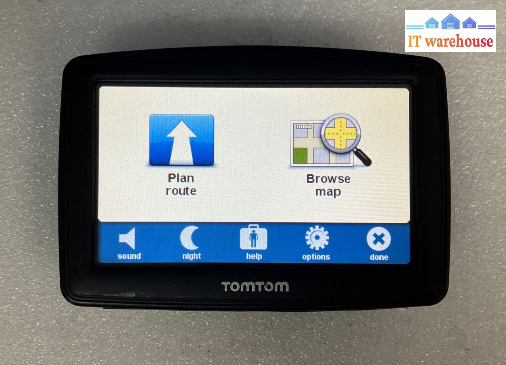 ~ Tomtom Model 4Et03 Automotive Gps With Usb Mini-B Cable *Tested/Working*