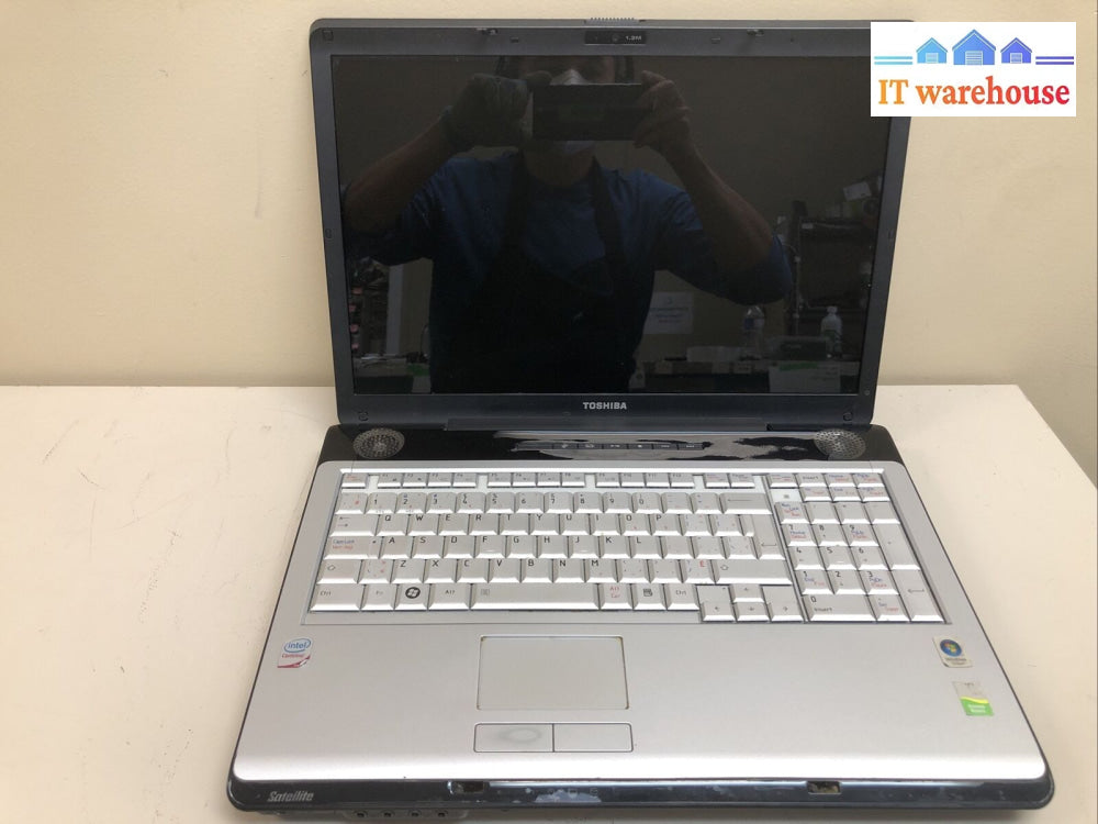 $ Toshiba Laptop 17’ Satellite P200-Mr6 Core 2 Duo T5450 1.67Ghz/ No Ram/ Hdd