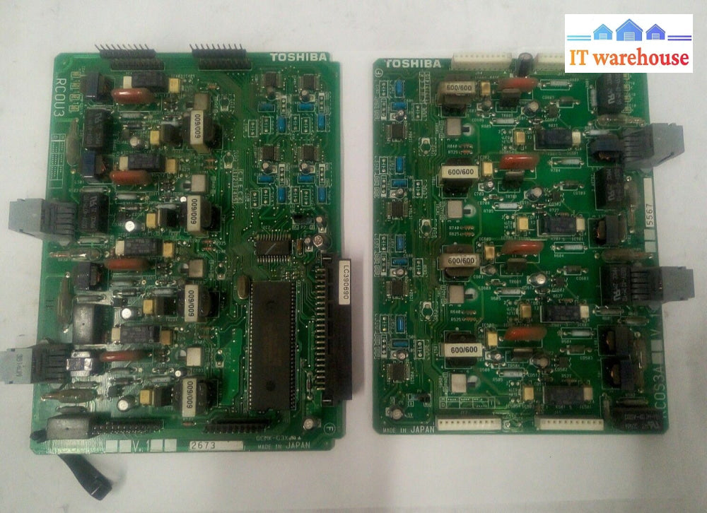 - Toshiba Rcou3A + Rcos3A Strata Dk/Ctx 8 Port Co Line Card