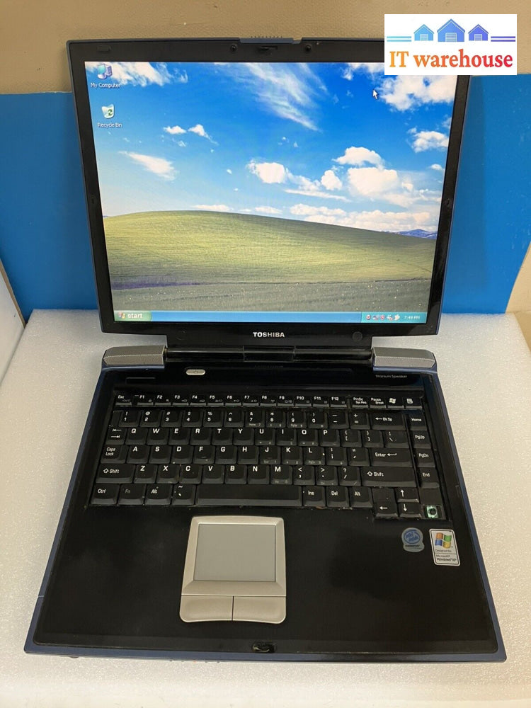 ~ Toshiba Satellite A10 15’ Laptop Celeron 2.20Ghz Cpu 512Mb Ram 60Gb Hdd Win Xp