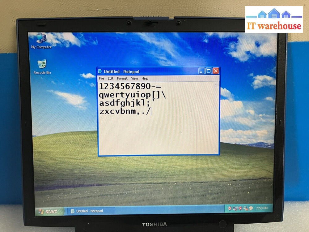 ~ Toshiba Satellite A10 15’ Laptop Celeron 2.20Ghz Cpu 512Mb Ram 60Gb Hdd Win Xp