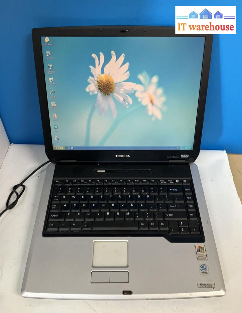 Toshiba Satellite A40 14’ Laptop Intel Celeron Cpu / 1Gb Ram 60Gb Hdd Xp ~