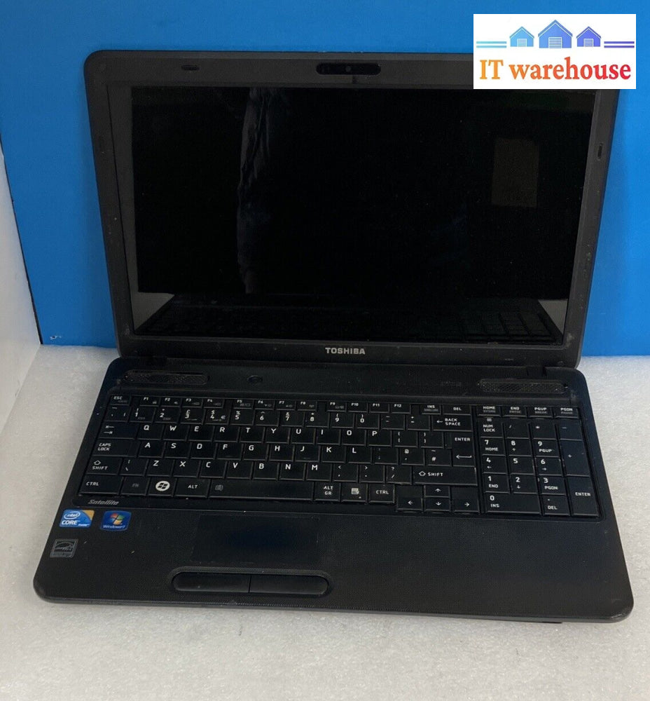 Toshiba Satellite C650 15.6’ Laptop Core I3-M330 Cpu / 4Gb Ram 250Gb Hdd Xp ~