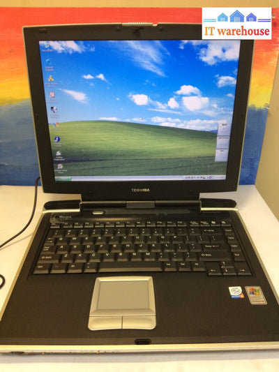 Toshiba Tecra A1 15”Laptop Intel Pentium 4 2.4Ghz 725Mb Ram 30Gb Hdd Win Xp