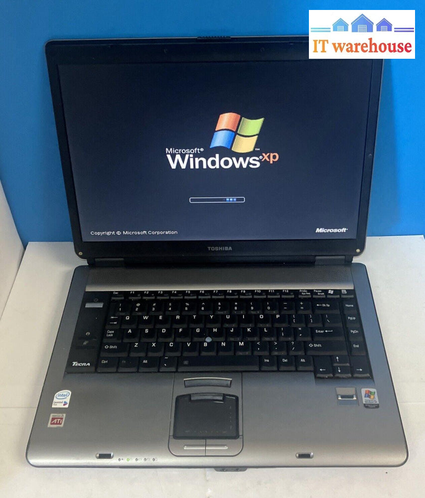 Toshiba Tecra A7 15.6’ Laptop Intel Core 2 Cpu / 3Gb Ram 160Gb Hdd Win Xp ~