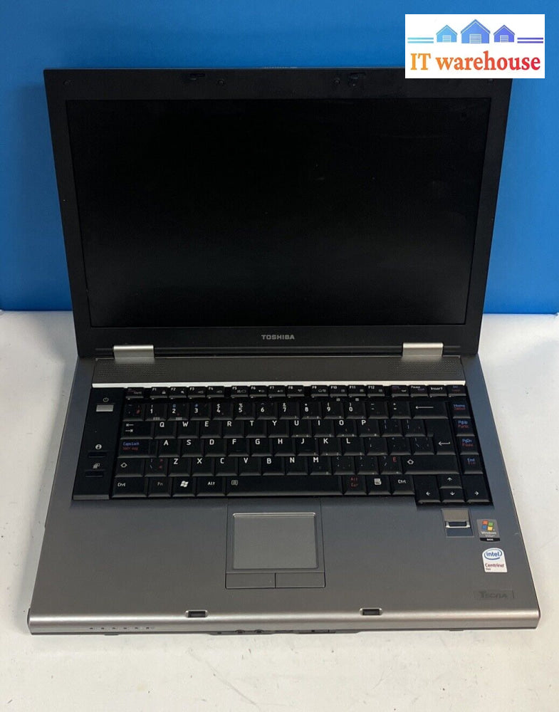 Toshiba Tecra A9 15’ Laptop Intel Core 2 Duo Cpu / 3Gb Ram 120Gb Hdd /Win Xp ~