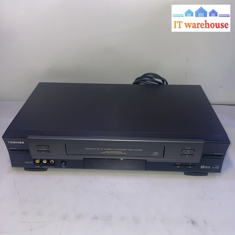 Toshiba W625Cf 4 Head Vhs Vcr Recorder Player (No Remote)