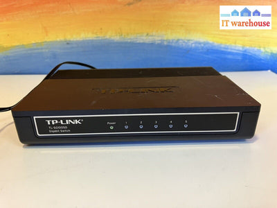 ~ Tp-Link 5-Port Gigabit Desktop Switch N28505 Tl-Sg1005D Ver:5.0 Tested/Working